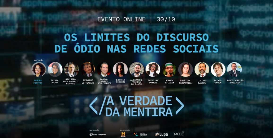 MCCE organiza evento online sobre discurso de ódio nas redes, nesta sexta