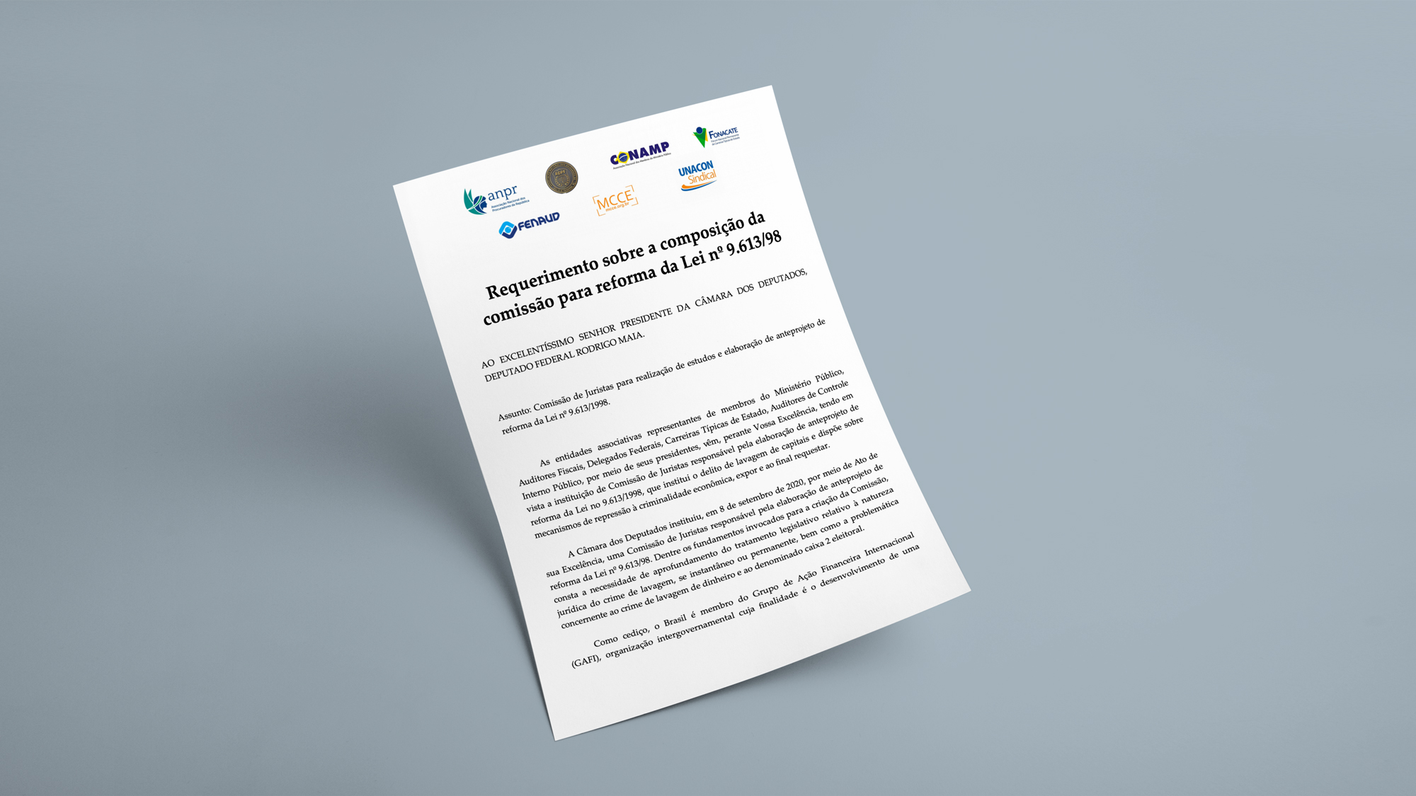 Entidades pedem paridade em comissão para reforma da Lei nº 9.613/98