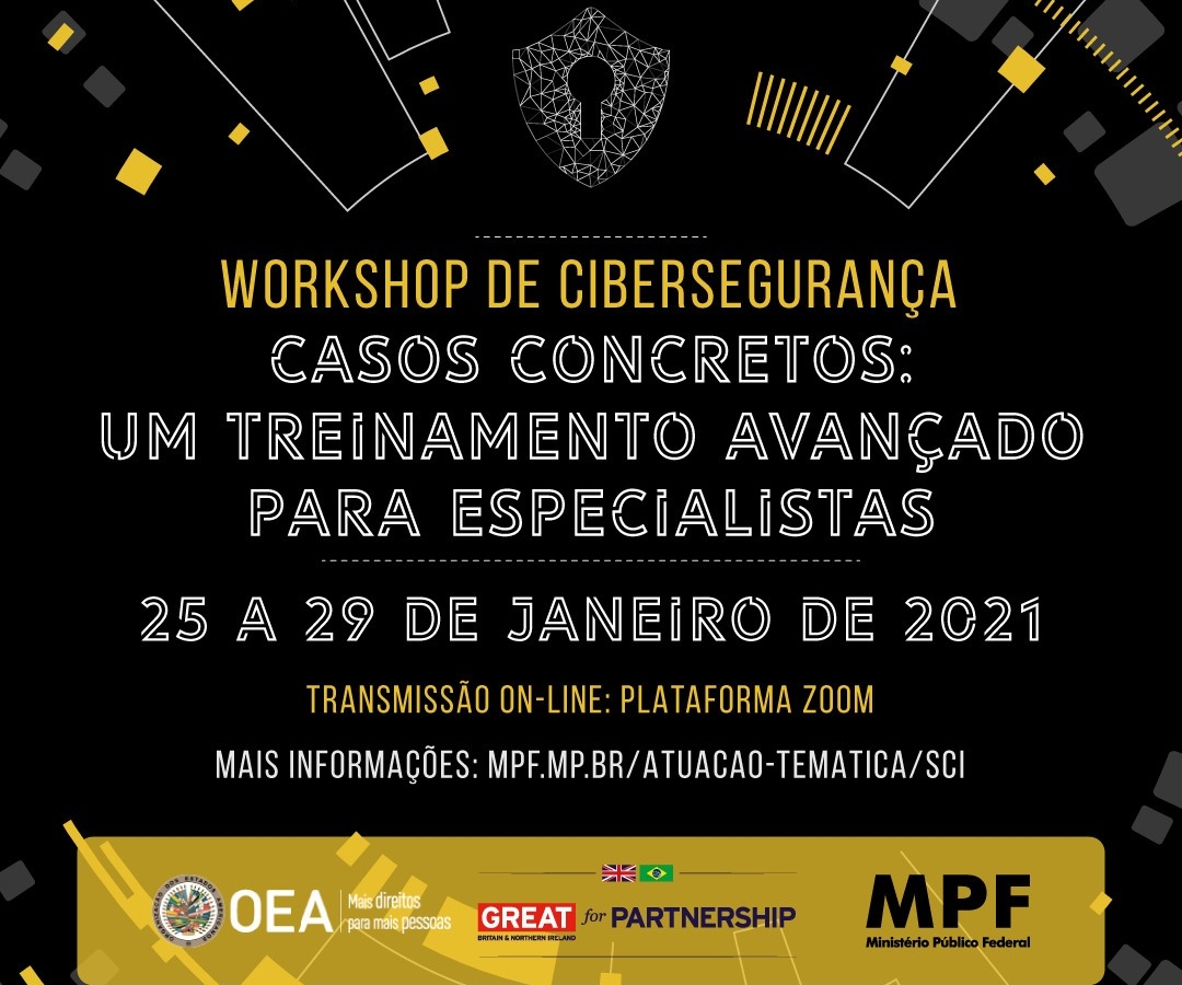 Workshop de cibersegurança da OEA inscreve até quinta (21)
