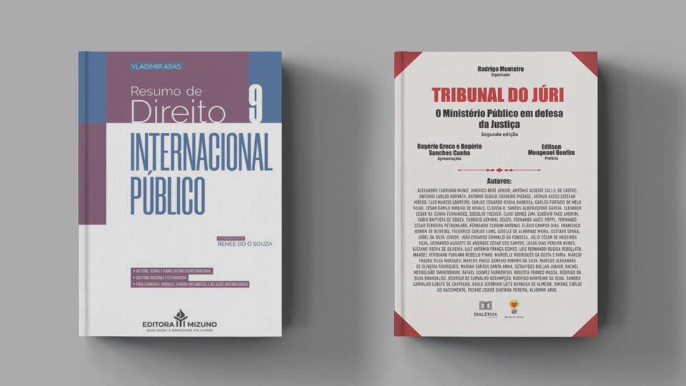 Procurador da República participa de duas obras do Direito Brasileiro recém-lançadas 