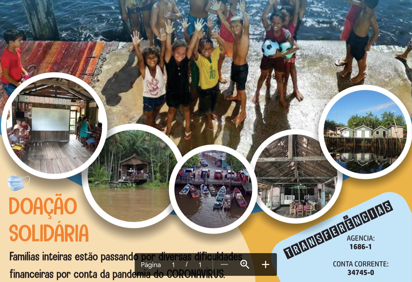 Faça sua doação para a campanha “Ajude o Marajó”