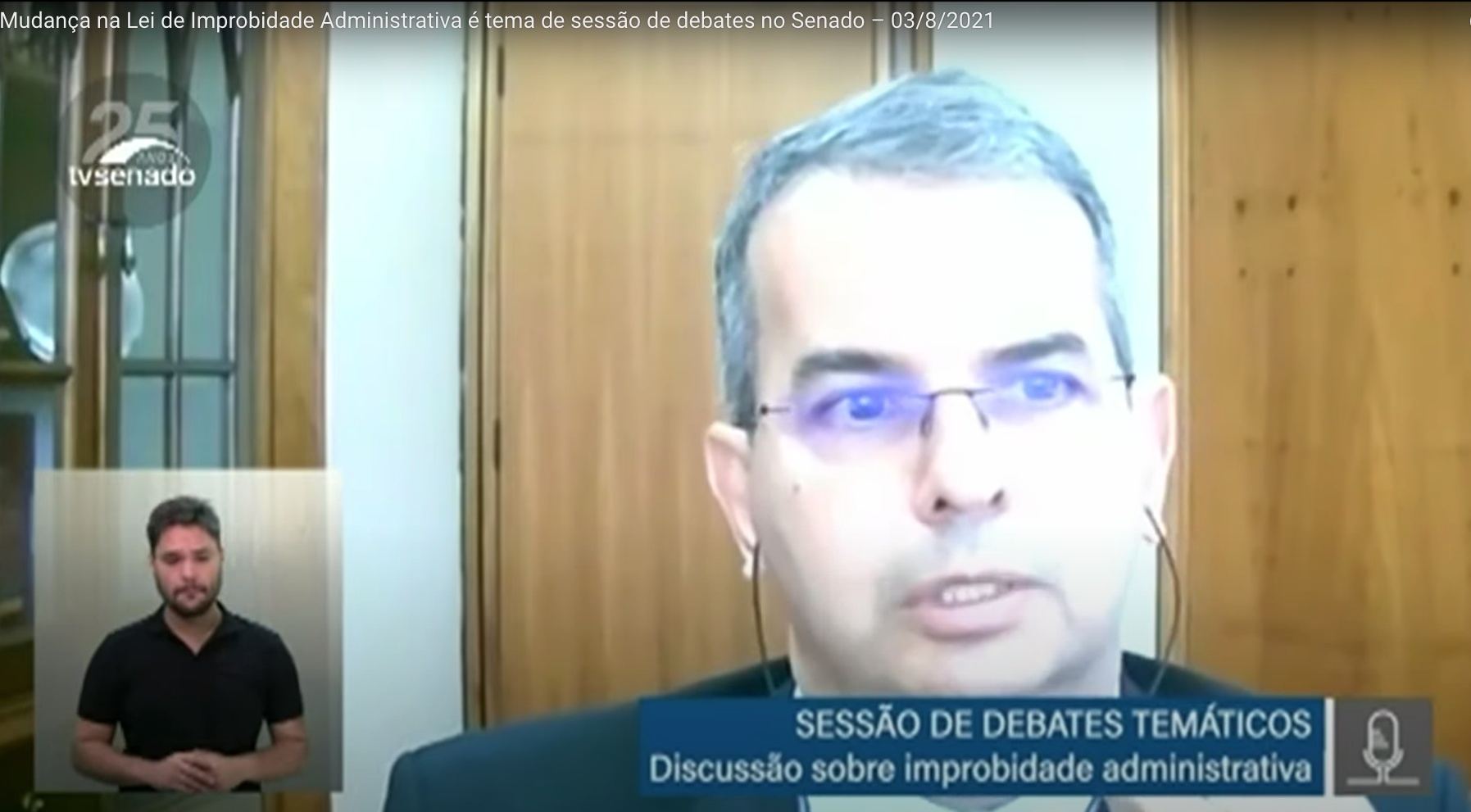 No Senado, ANPR defende mudanças em PL que modifica Lei de Improbidade