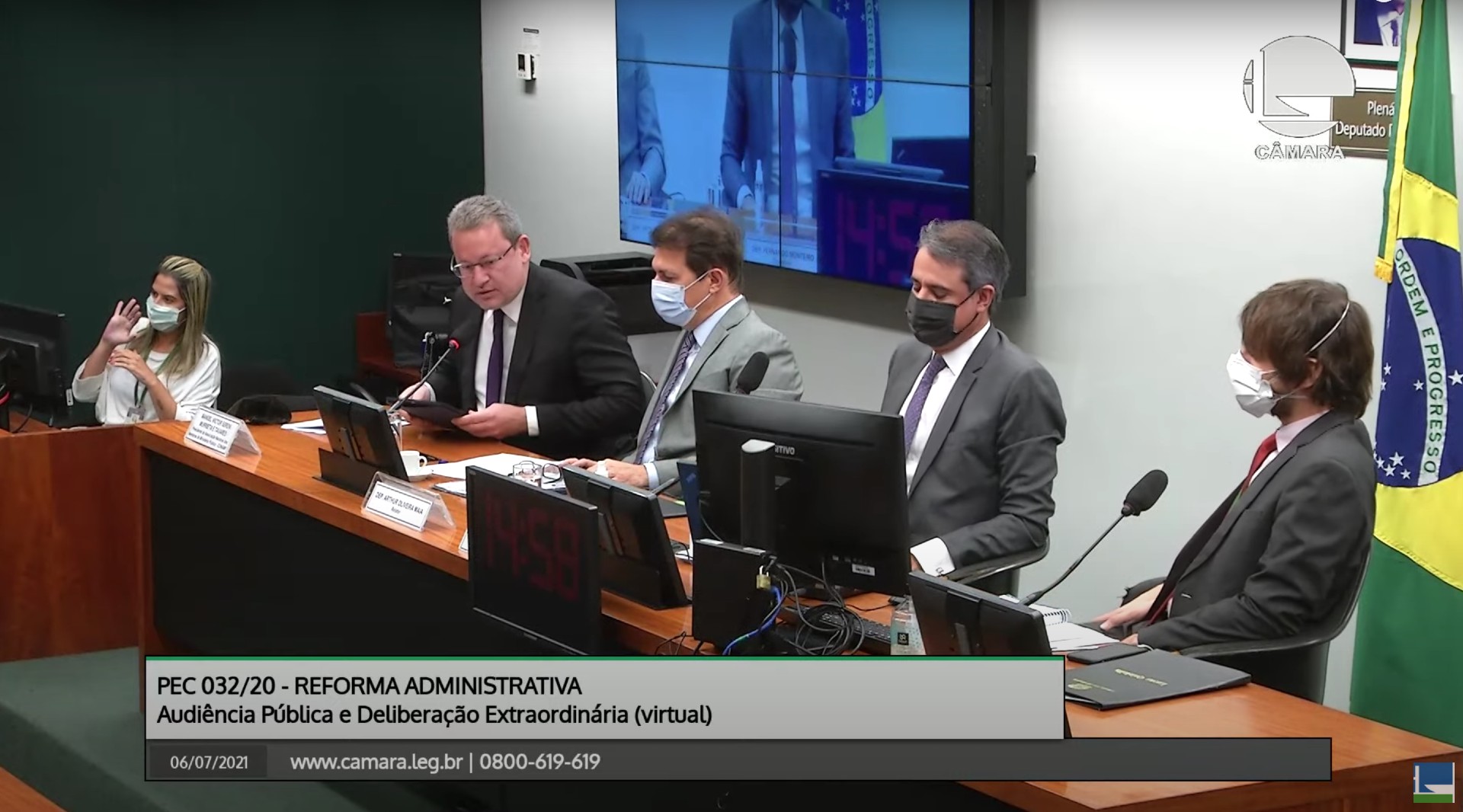 Entidades participam de audiência pública sobre a reforma administrativa