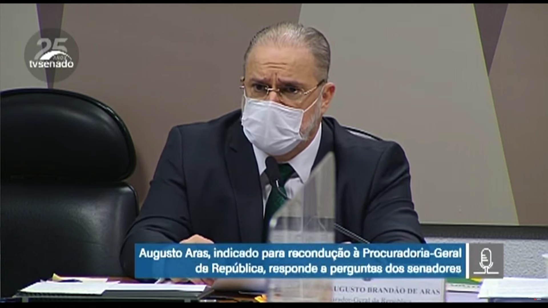 Augusto Aras é aprovado em sabatina na CCJ do Senado