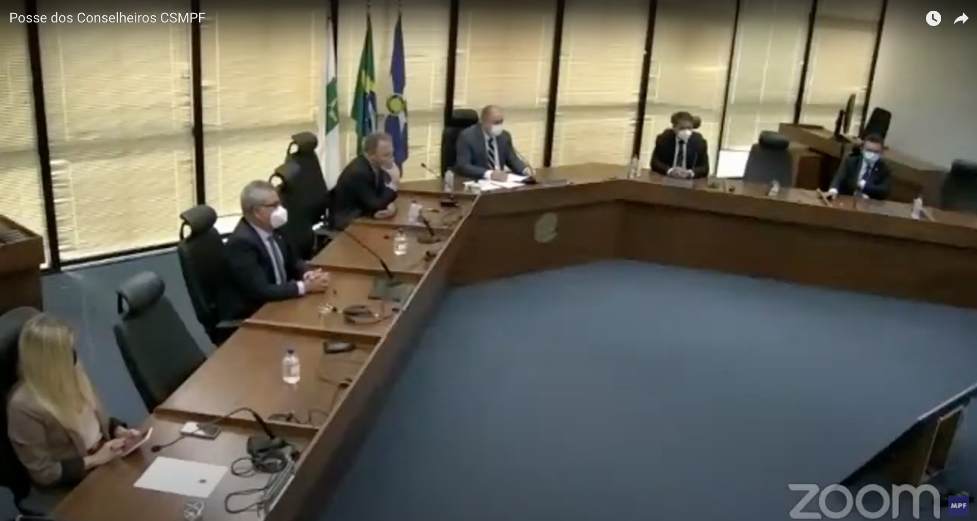 Conselheiros tomam posse no CSMPF para o biênio 2021-23