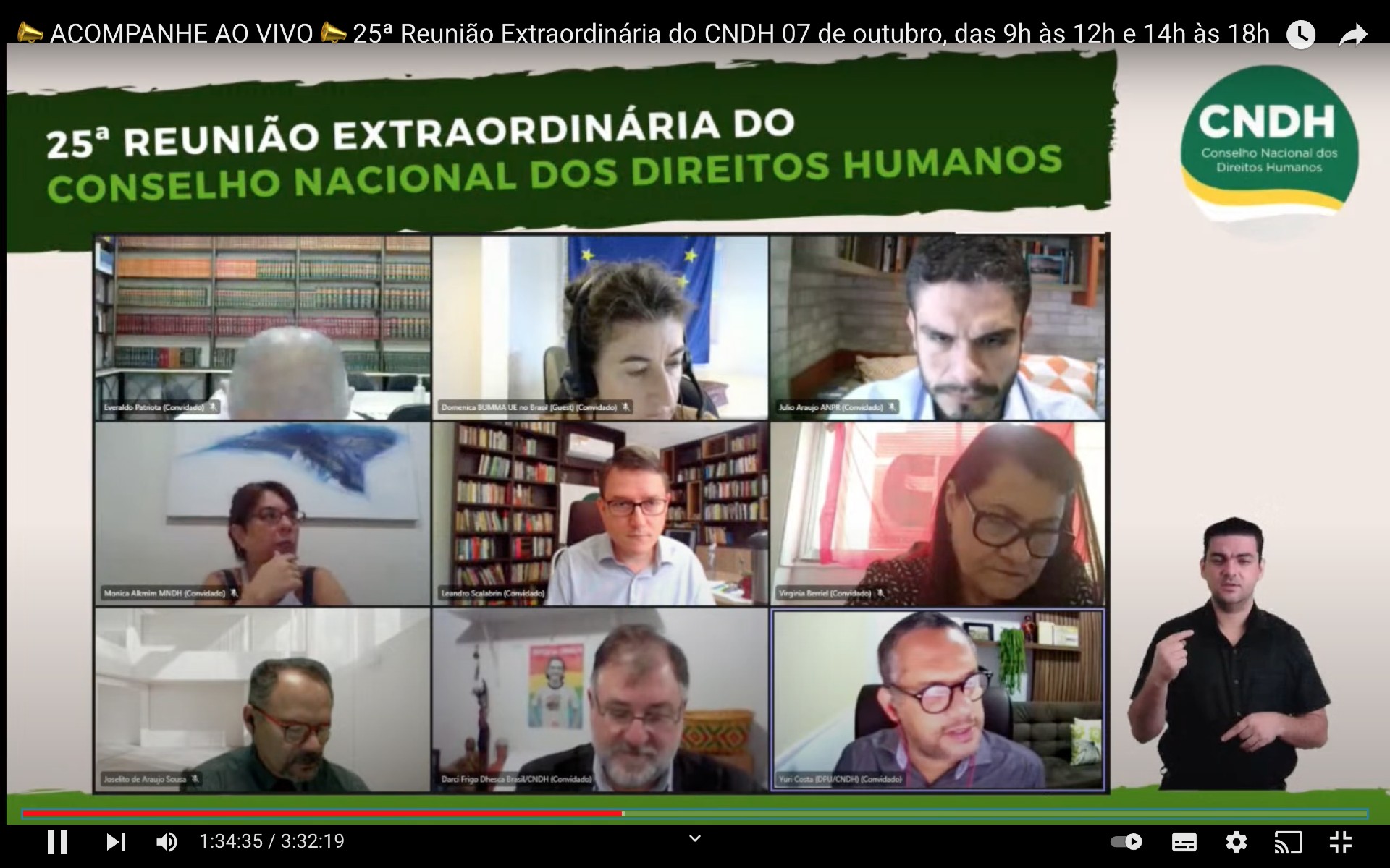 ANPR participa de reunião do Conselho Nacional dos Direitos Humanos