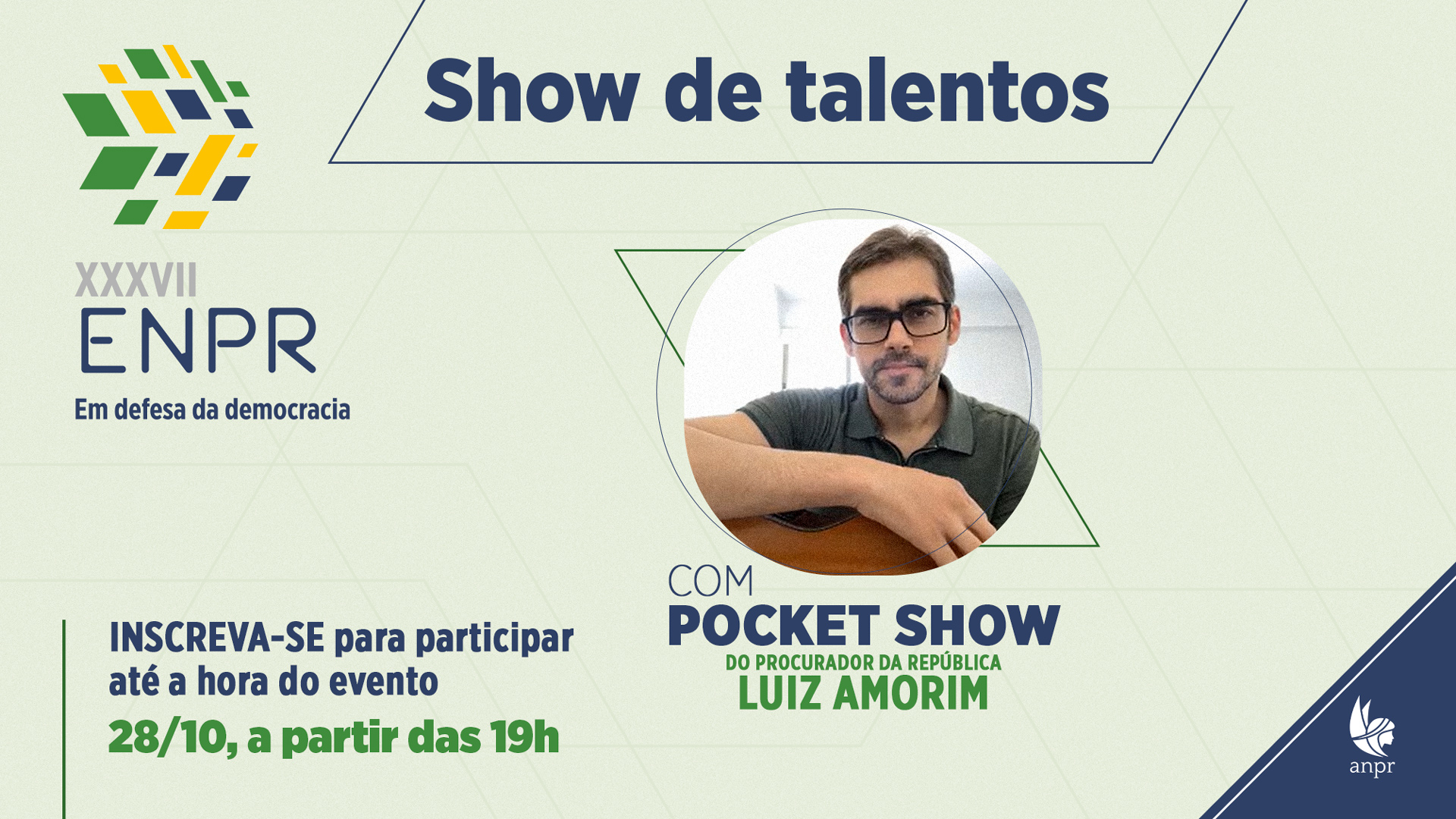 Participe do show de talentos com pocket show de Luiz Amorim nesta quinta (28)