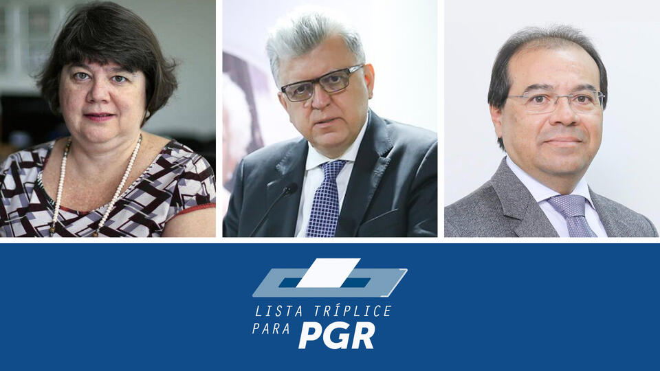 Lista tríplice: três candidatos disputam indicação para PGR