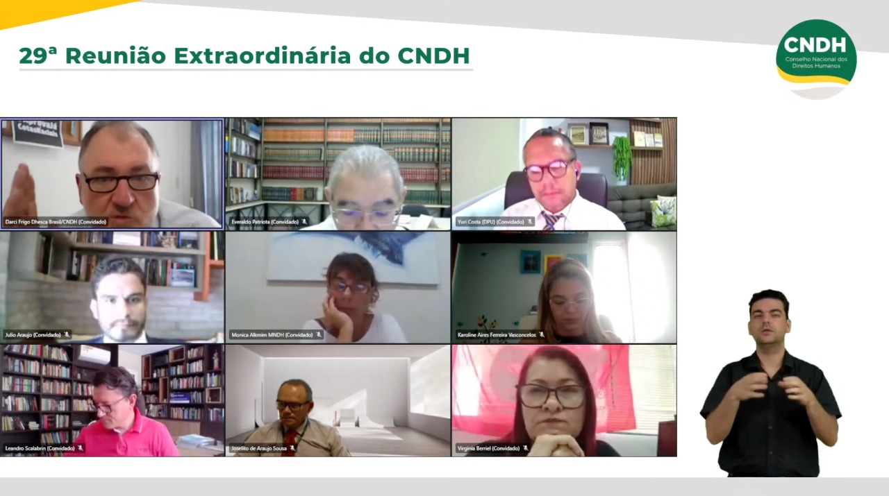 ANPR participa de primeira sessão ordinária do CNDH em 2022