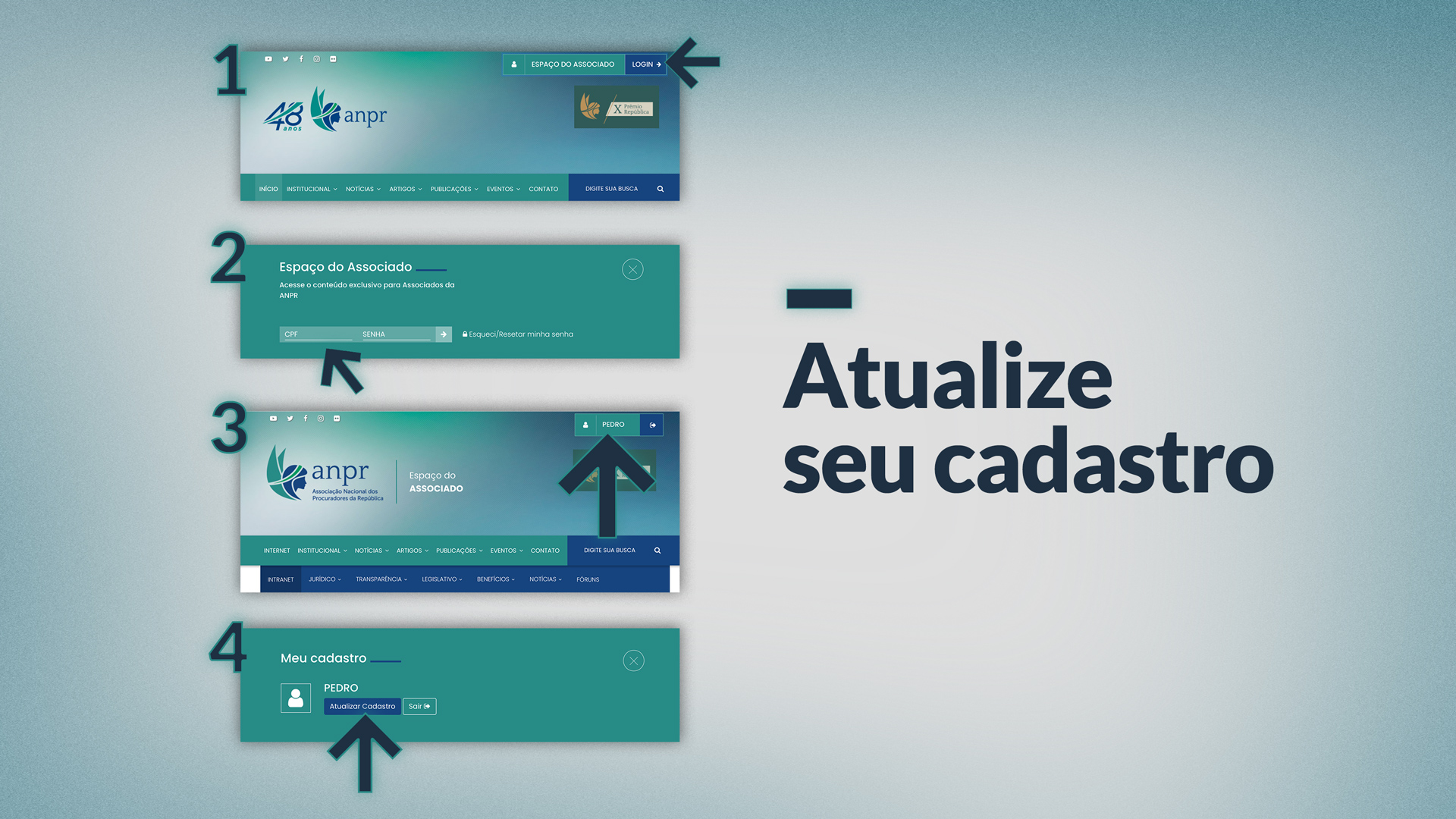 Atualize seu cadastro