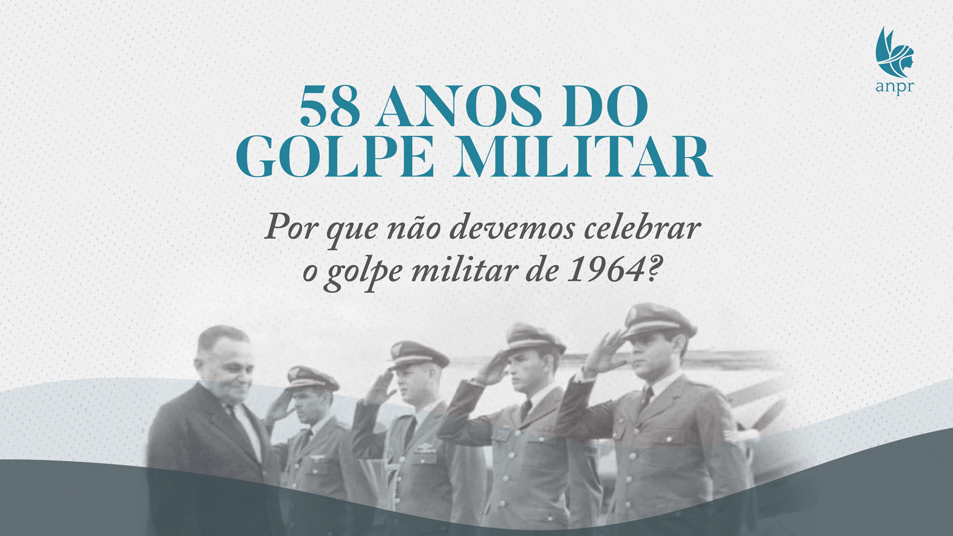 ANPR se manifesta contra comemoração ao Golpe de 64  A Associação Nacional dos Procuradores da República (ANPR) se manifestou, nesta quinta-feira (31), contrária a todo e qualquer tipo de comemoração ao golpe militar de 1964. Em postagem nas redes sociais, a entidade questiona quais seriam os motivos para festejar e afirma que a data marcou um momento de cerceamento de direitos.  Na publicação, a ANPR afirma que “o regime [ditadura] promoveu assassinatos, torturas e prisões arbitrárias. E que lembrar desse fatos nos obriga a refletir e nunca mais repeti-los”, declarou a associação.  Seguindo o mesmo posicionamento da ANPR, o Ministério Público Federal (MPF) reiterou nesta quinta-feira (31), o pedido de liminar para que a União deixe de postar informações em celebração à data. O Ministério da Defesa publicou no site oficial “Ordem do Dia” assinada por Braga Neto, celebrando a data. O MPF solicitou a remoção imediata da nota. Aguarda-se agora a decisão da Justiça.  A petição faz parte de um processo motivado inicialmente por um vídeo divulgado pela Secretaria de Comunicação da Presidência da República, em março de 2019. Além do pedido de pagamento de multa pelos danos morais coletivos causados pelo custeio e divulgação da peça à época, o MPF também requereu, como medida de urgência, que a União não tornasse a adotar tal postura de exaltação a um regime ditatorial.