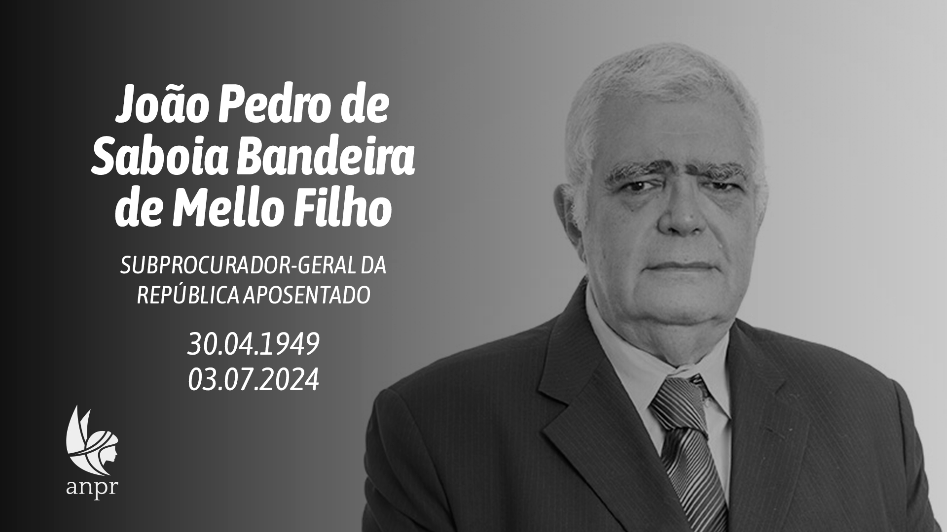Nota de Pesar: João Pedro de Saboia Bandeira de Mello Filho