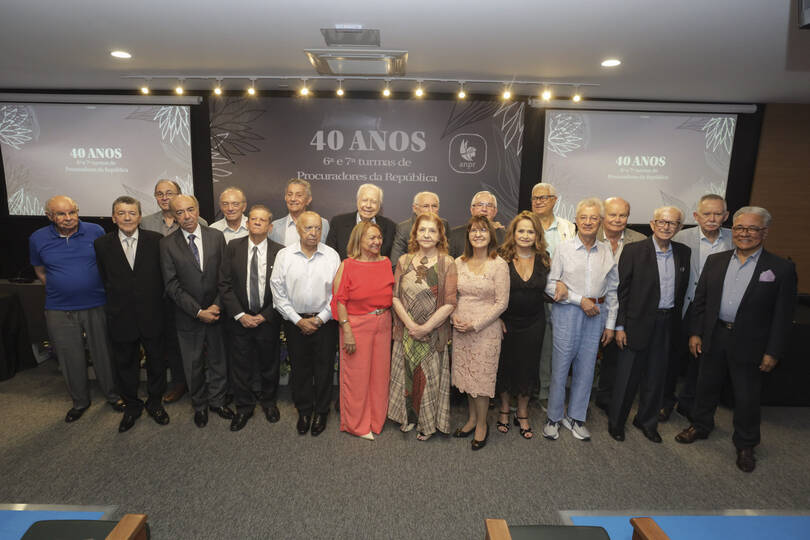 ANPR homenageia membros por 40 anos de concurso