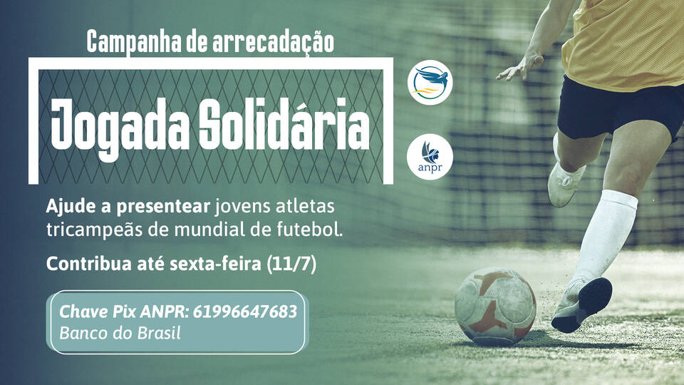 Jogada Solidária: campanha para presentear jovens atletas tricampeãs de mundial de futebol encerra nesta sexta (11)