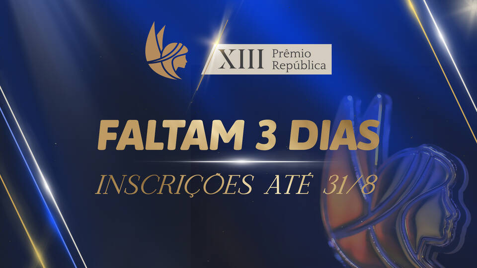 XIII Prêmio República: três dias para o fim do prazo de inscrições; confira o depoimento do vencedor em duas edições, Onésio Amaral
