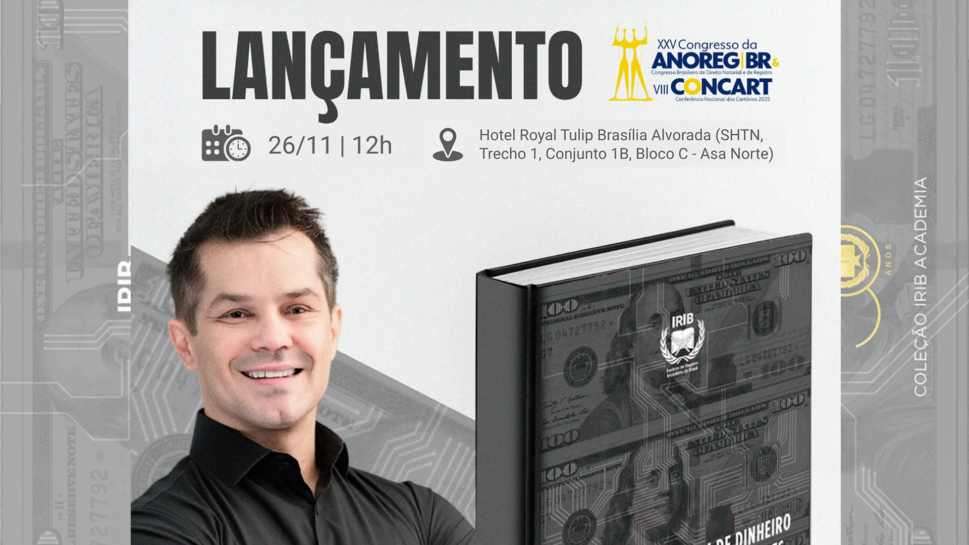 Procurador da República Rafael Brum Miron lança obra sobre combate à lavagem de dinheiro