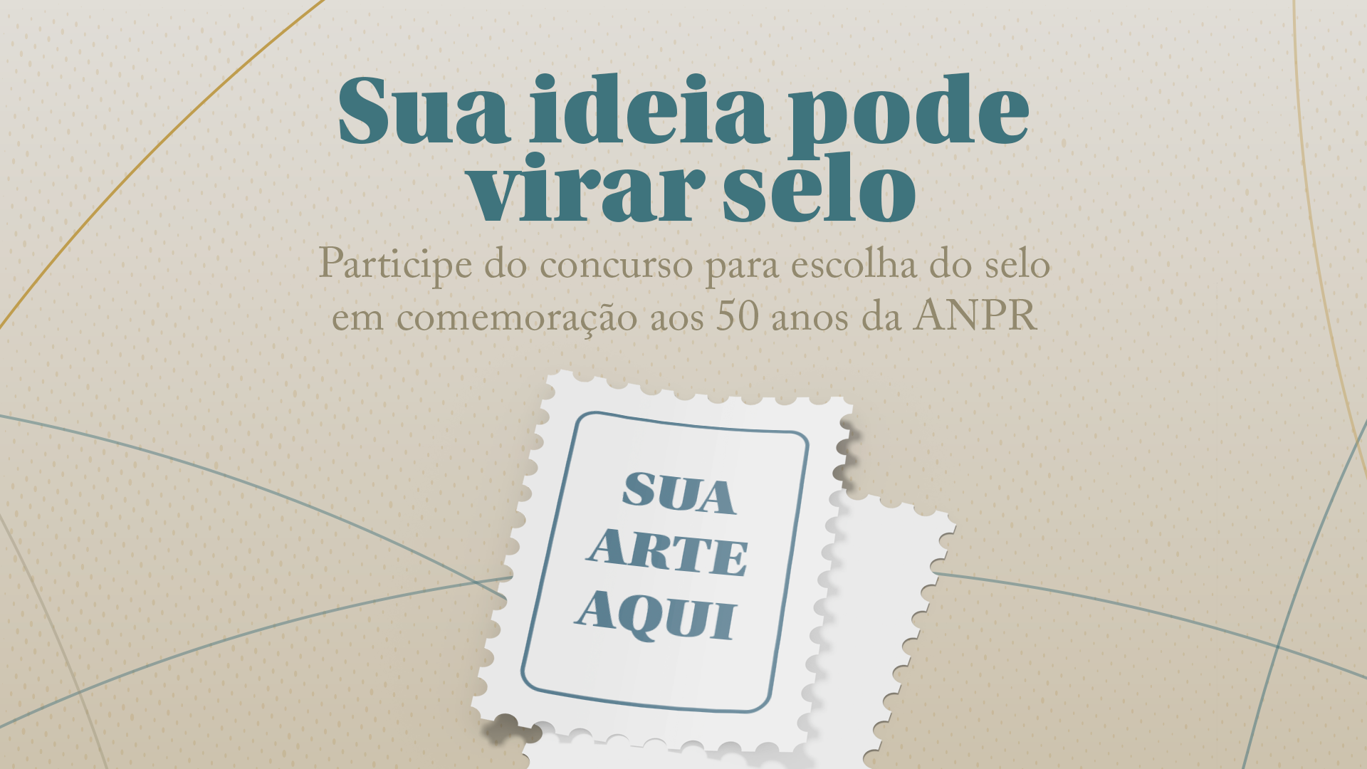 Selo 50 anos ANPR: prazo para envio de arte termina nesta quarta (6)
